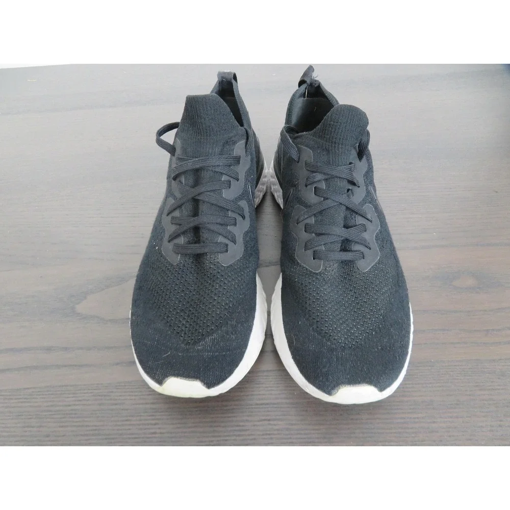 Nike Epic React Flyknit 2 Shoes Mens Size 12 Black Running Sneakers BQ8928-002